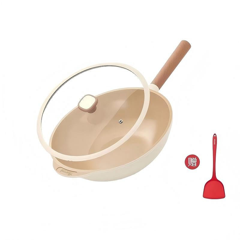 Amercook Titanium Ceramic Fusang Wood Fryer32CM 1 count