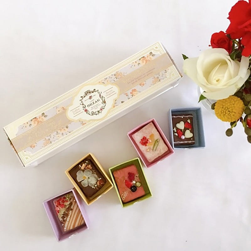 CAFE OHZAN Valentine Cube Chocolate Gift Box 5pcs 1 케이스
