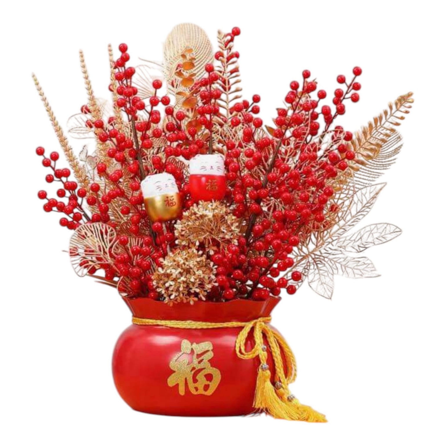 2025 NEW YEAR DECORATION Lucky Money Pot 2025 RED 3 파운드