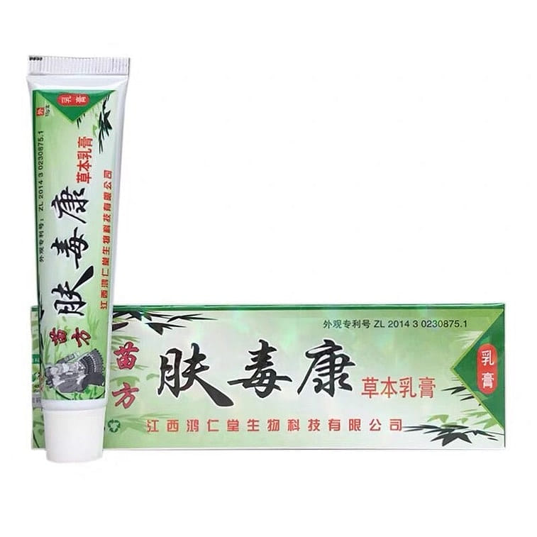 Fu You Miao Fang Fu Du Kang Natural Herbal Ointment 15g for Itching Relief 1 ส่วน