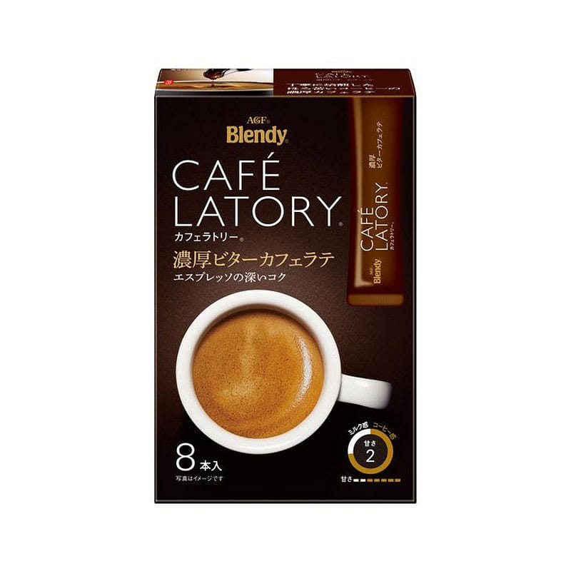 AGF CAFE LATORY Rich Bitter Coffee Latte 8 pieces 1 개