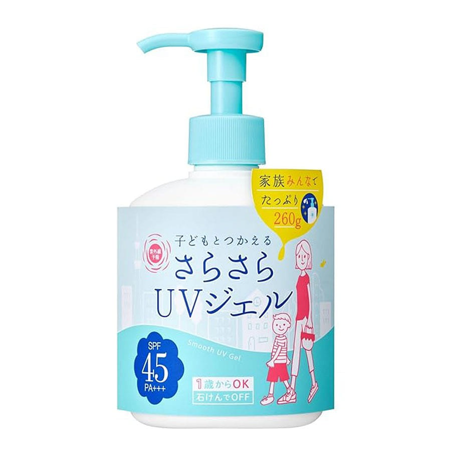 さらさらUVジェル SPF45+ PA+++ 子どもも使える 260 グラム