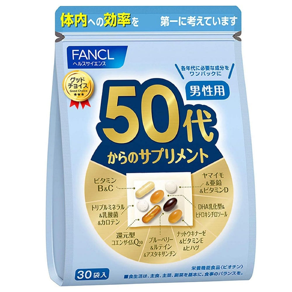 FANCL Supplement for Men for Ages 50 and Up Supply 1 케이스
