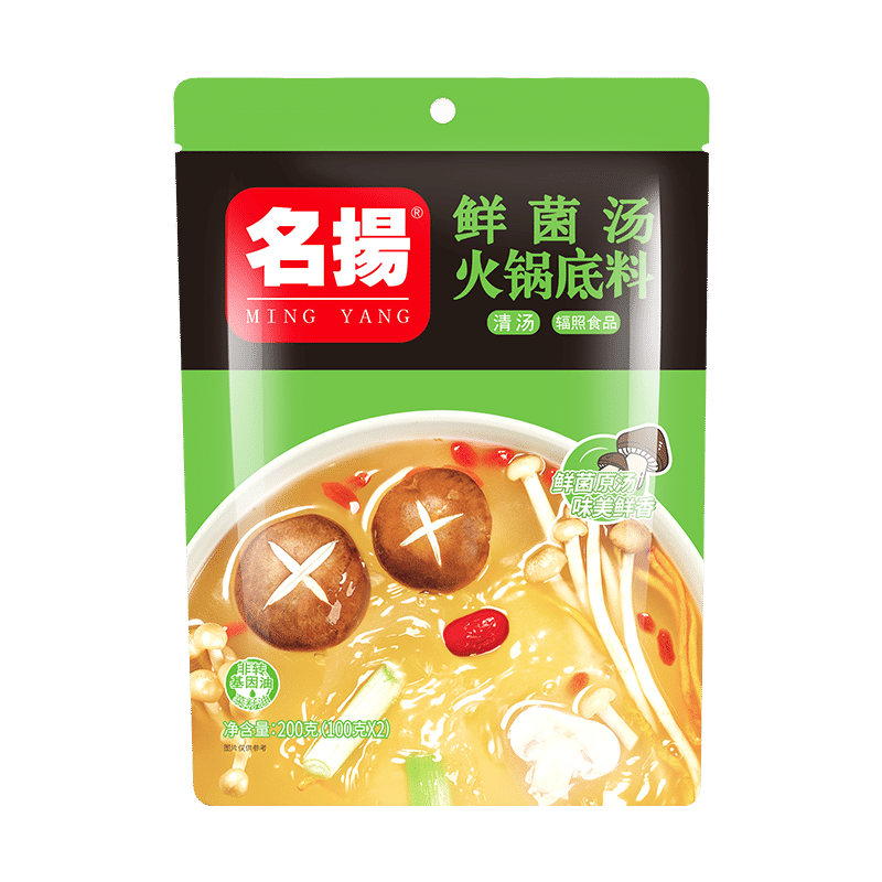 Mingyang fresh mushroom soup hotpot bottom material broth is delicious and not s 200 그램