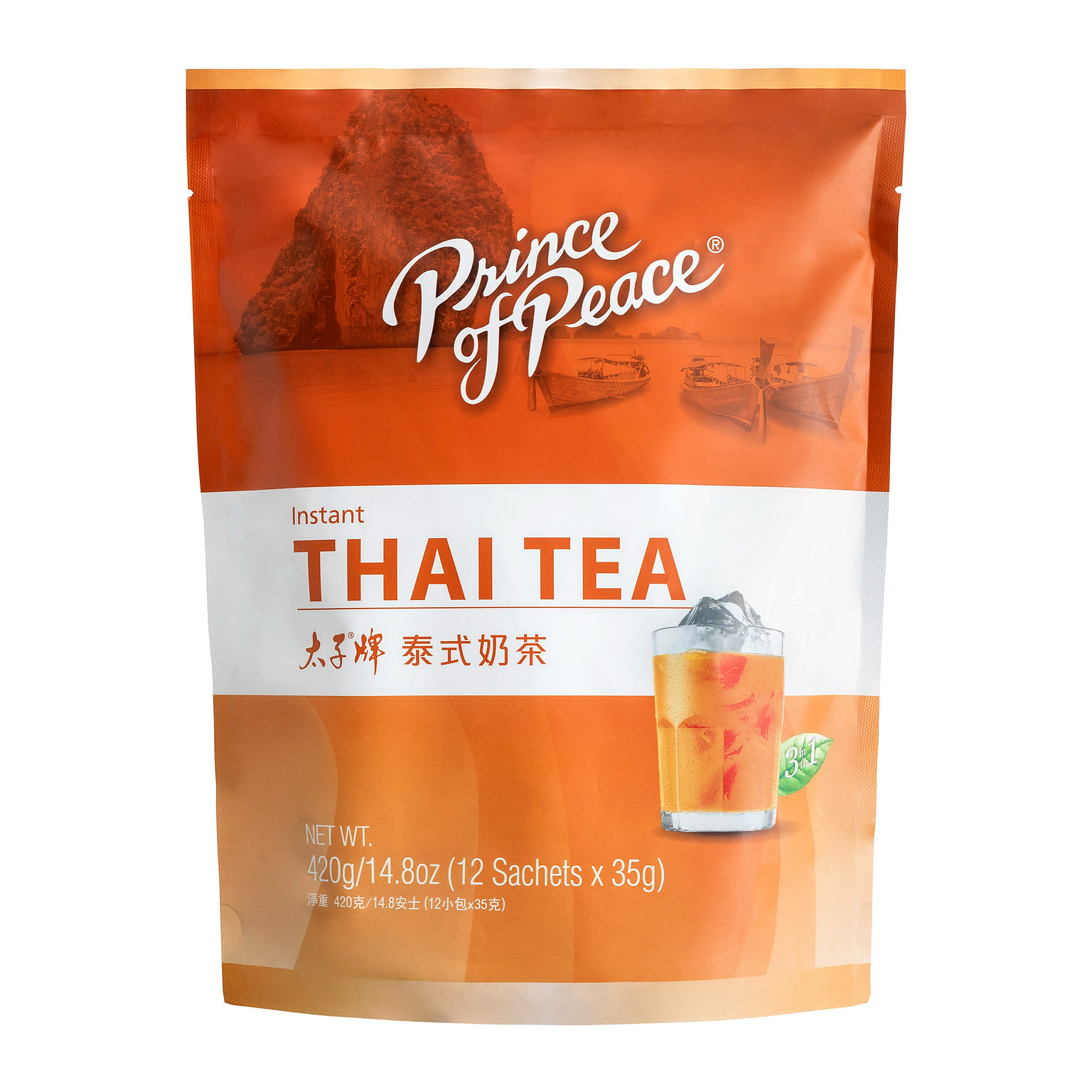 太子牌三合一泰式奶茶, 12小包 1 份