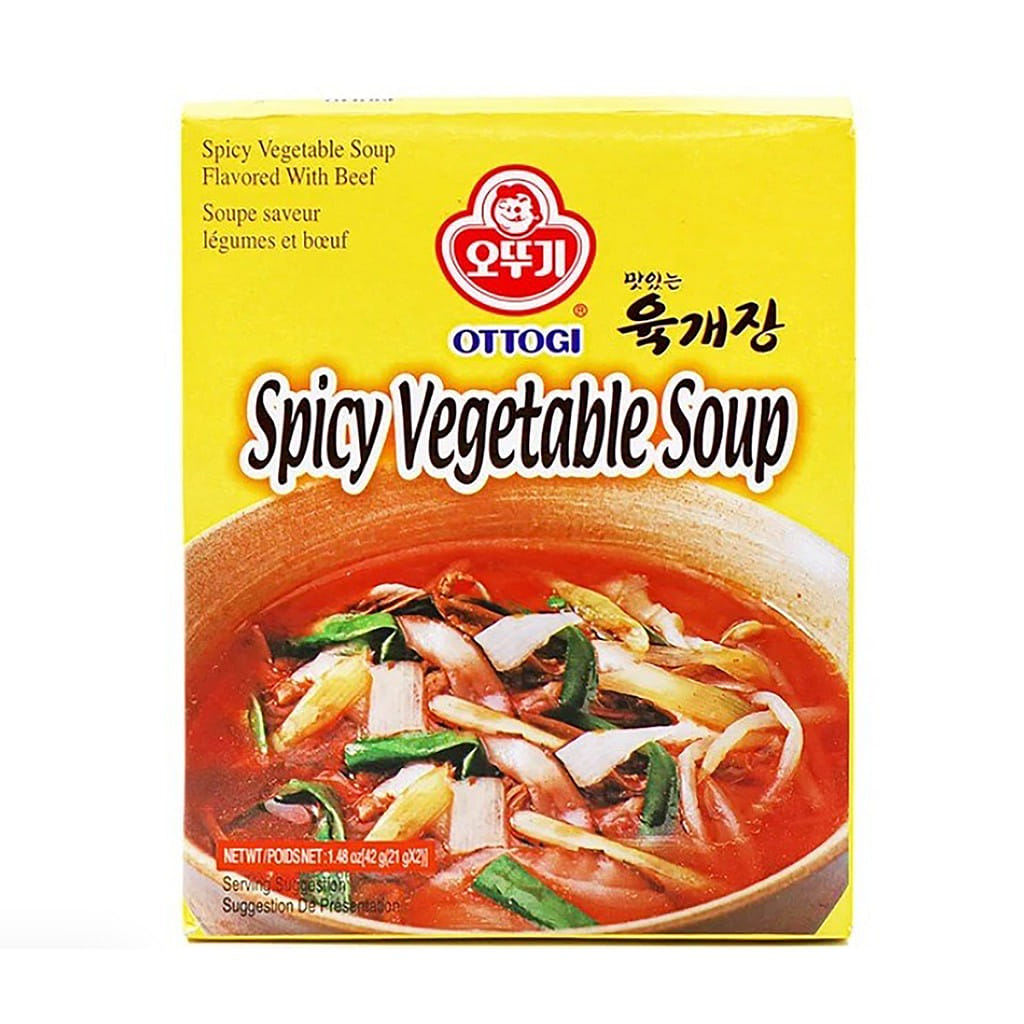 오뚜기 야채 육개장 42 그램*12 팩