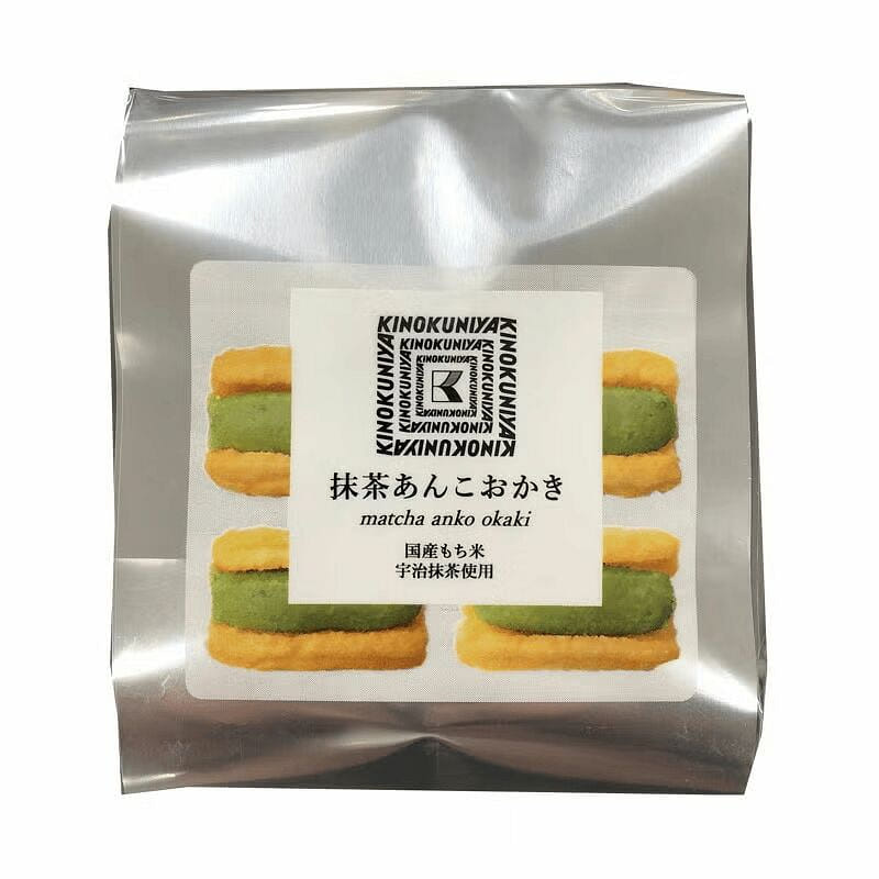 KINOKUNIYA Matcha Cream Rice Cracker 12pcs 1 pack