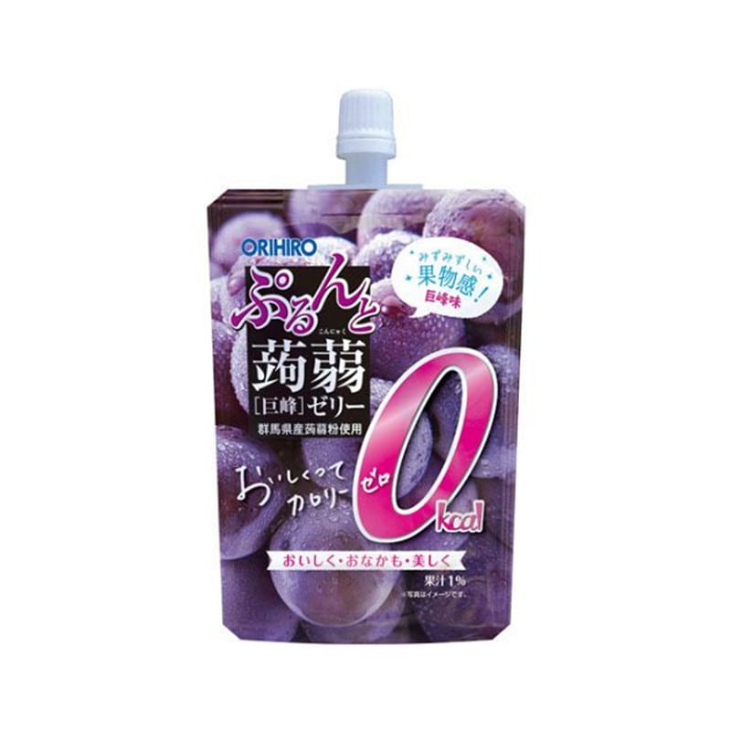 Orihiro Purunto Jelly Standing Grape 130g 1 개