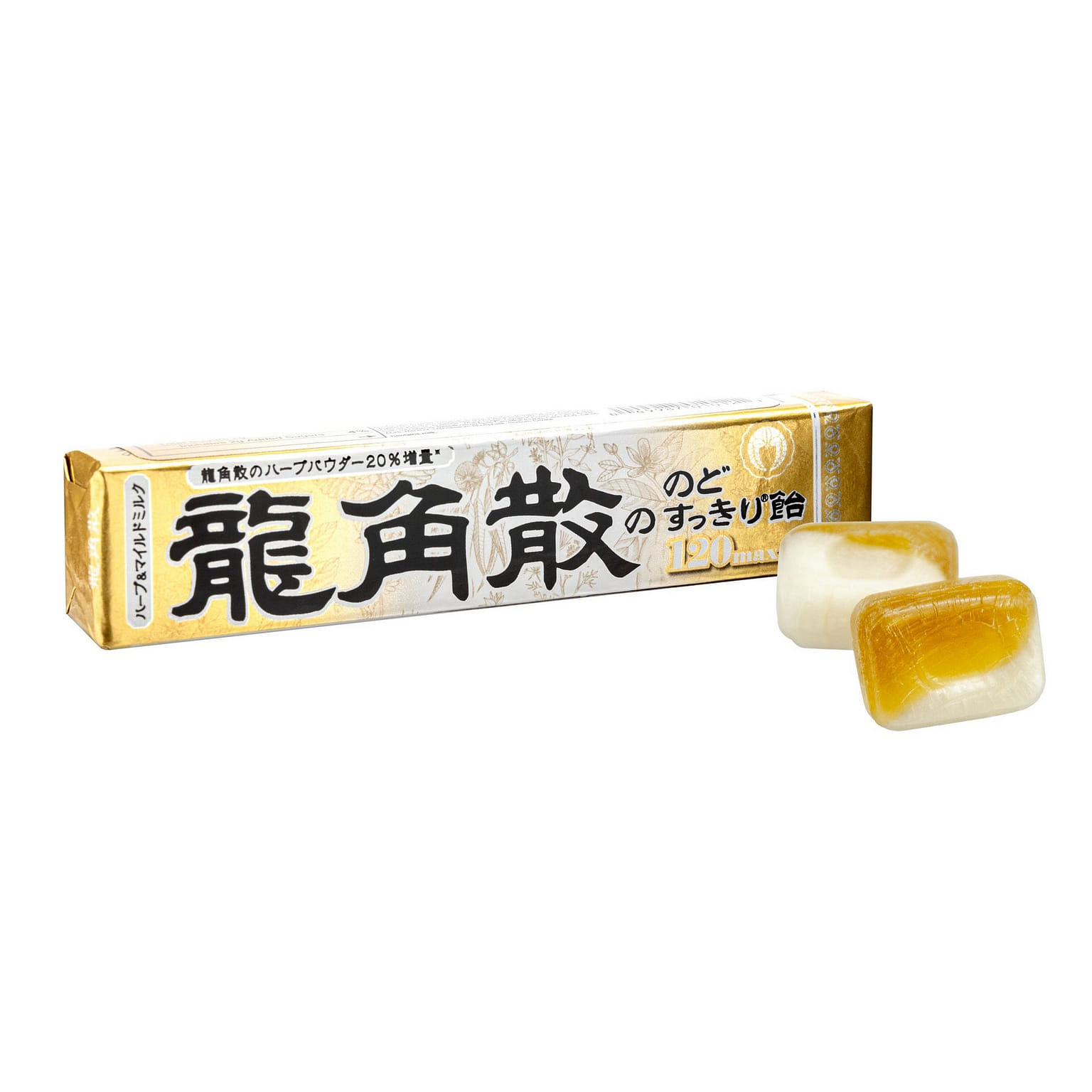 RYUKAKUSAN HERBAL DROP Stick Type (Honey & Milk) (10 Drops, 40g) 10 cái