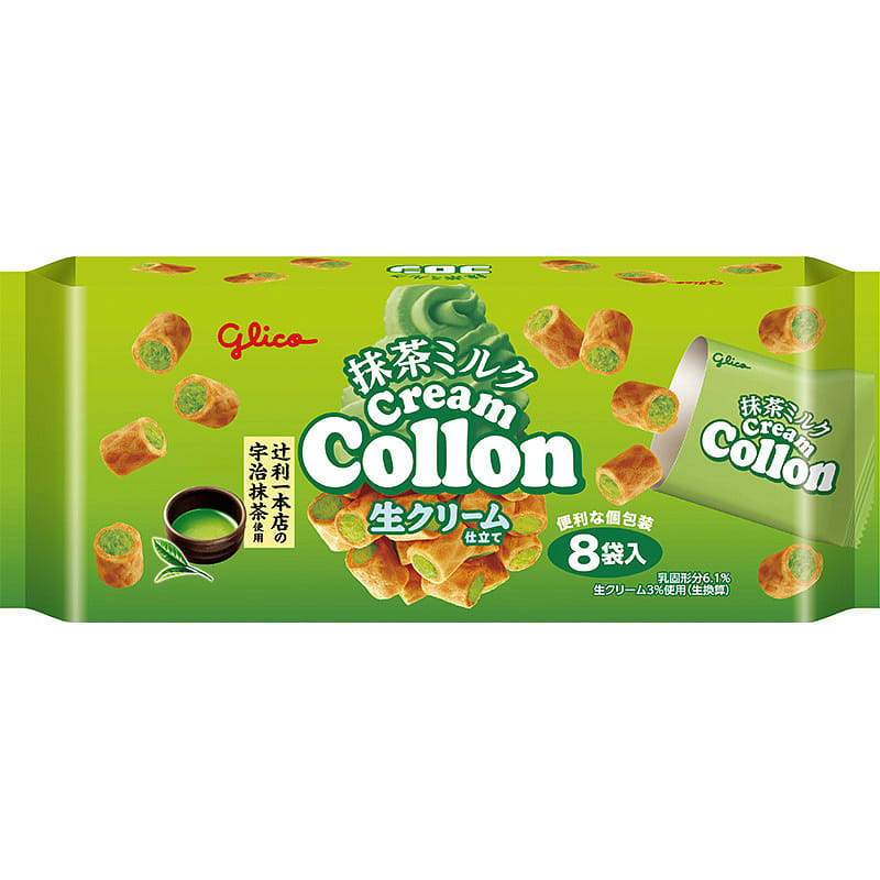 Glico Matcha Milk Cologne (8 packs) 1 개