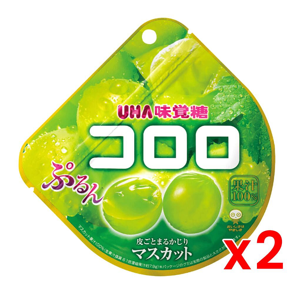 UHA Kororo Muscat Flavor Gummy 48gx2 1 pack