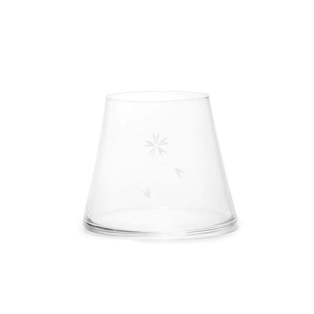 Tajima glass handmade Mt. Fuji Hoei Glass (Edo, 9.5 fl-oz) Made in Japan 1 อัน