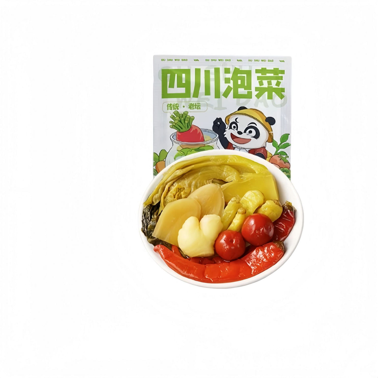 古蜀味道 四川泡菜组合泡菜六宝250g*1袋 250 克