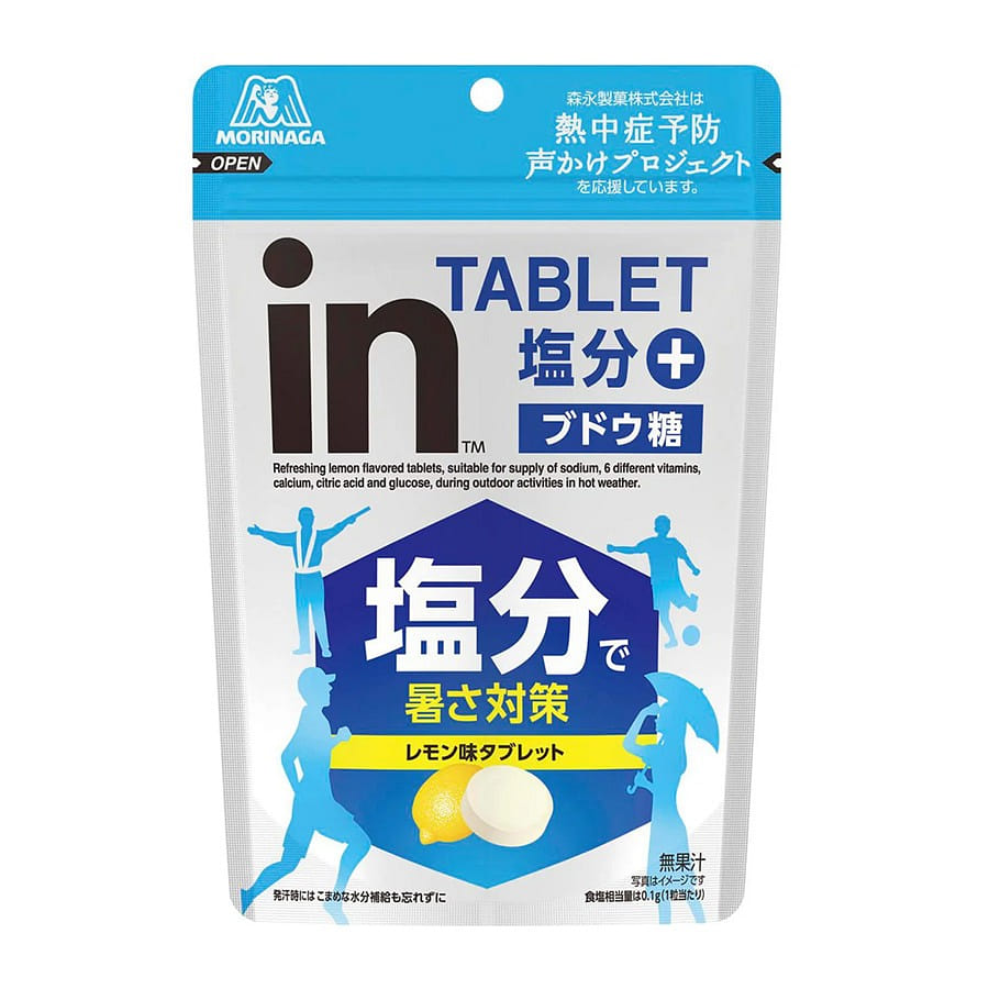 日本 森永 in盐分 维生素 矿物质 含片糖 80 克