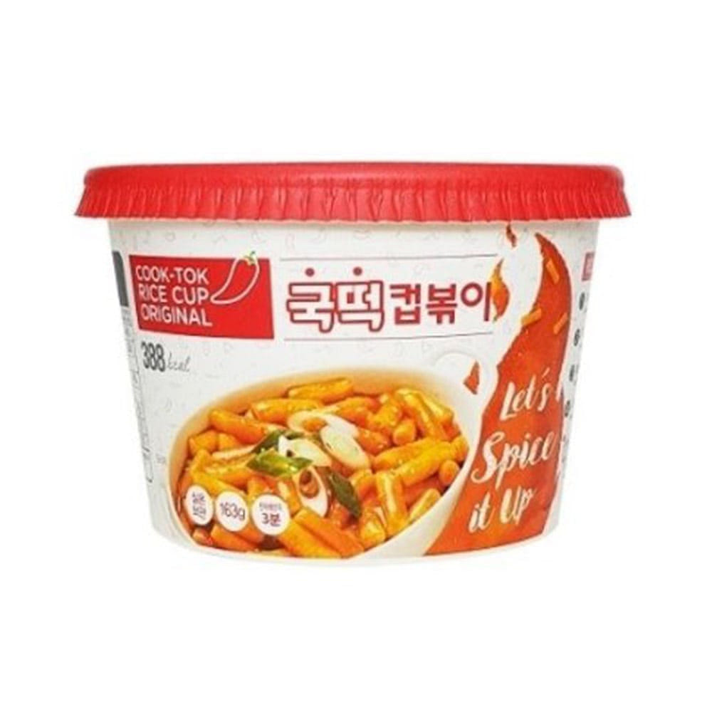 추억의국민학교떡볶이 국떡 컵볶이 오리지날 163 그램