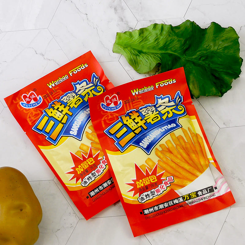 Sanxian French Fries Snacks 20g*5 bags 140 g
