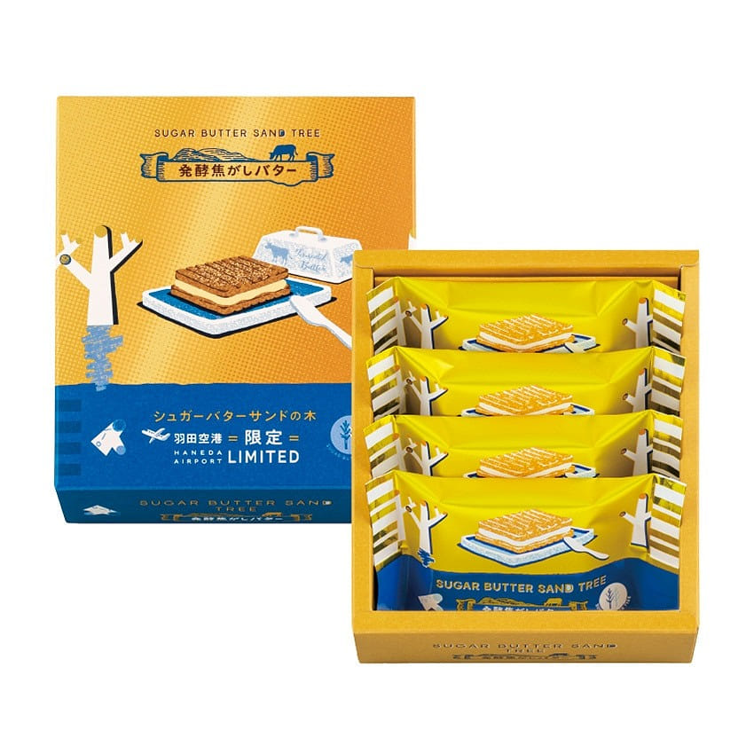 SUGAR BUTTER TREE Caramel Butter Cookies 4pcs 1 케이스