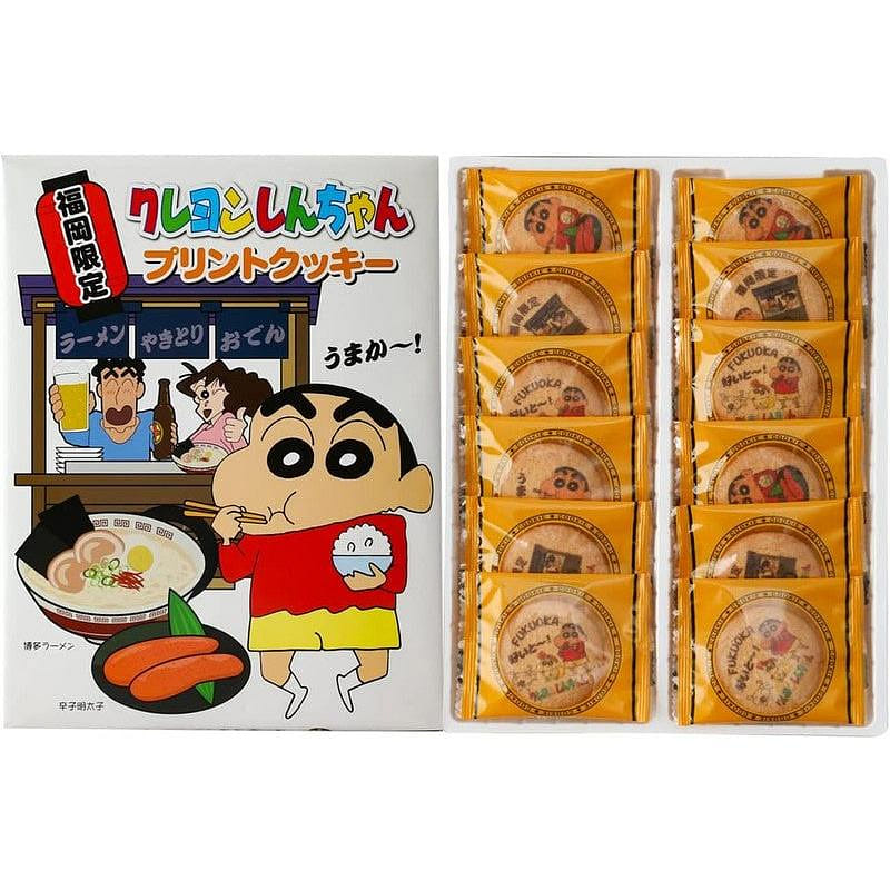 Kiya 蜡笔小新印花饼干（12 块） 1 份