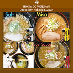 SHIGEN Ramen Miso/Salt/Soy Sauce Set Sapporo Ramen 1 each
