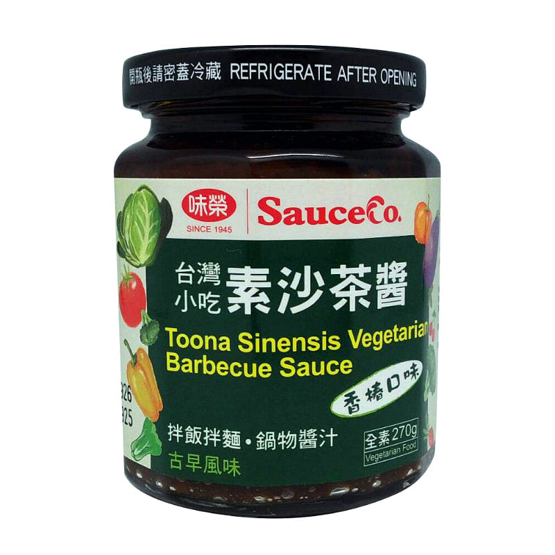 Taiwan [ SauceCo ] Toona Sinensis Vegetarian Barbecue Sauce 270g 1 ส่วน