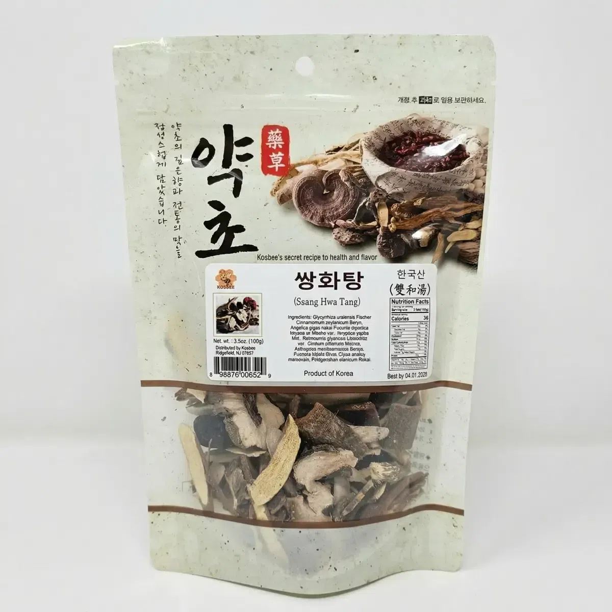 KOSBEE 한국산 쌍화탕 100g 1 개