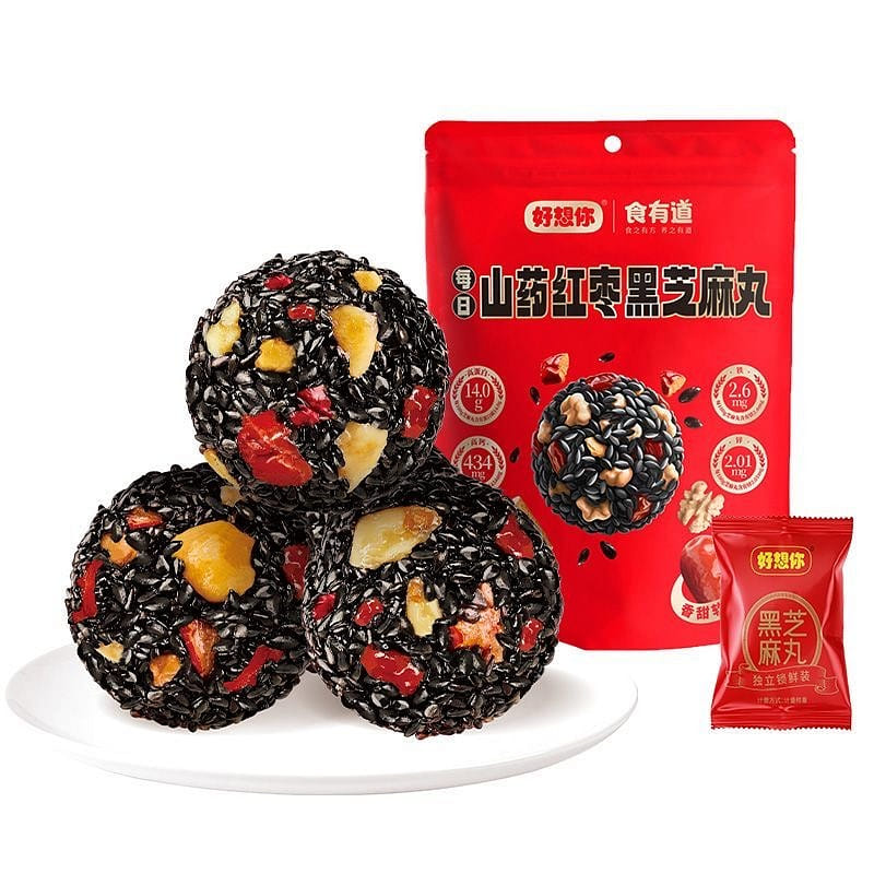 好想你 山药红枣黑芝麻养生丸135g*5袋 1 份