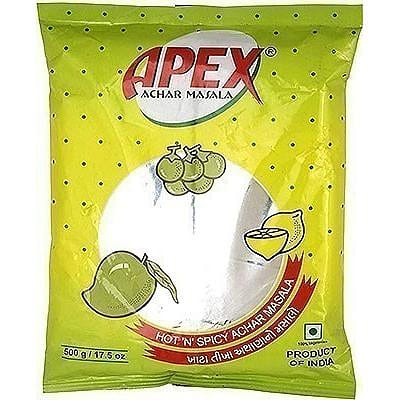 Apex Hot & Spicy Pickle (Achar) Masala, 17.5 oz bag 17.5 온스