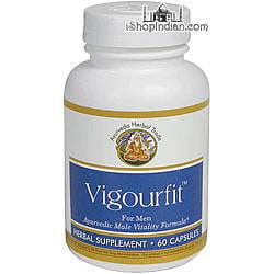 Vigourfit - Male Vitality (Sandhu's Ayurveda) - 60 capsules 60 count