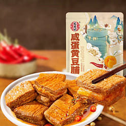 Salted egg yolk sandwich bean curd 128g * 1 bag 128 g