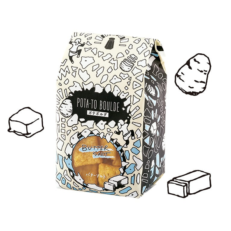 Tokyo Banana X Calbee Jaga Boulde Butter Salt Flavor Potato Chips 1 each