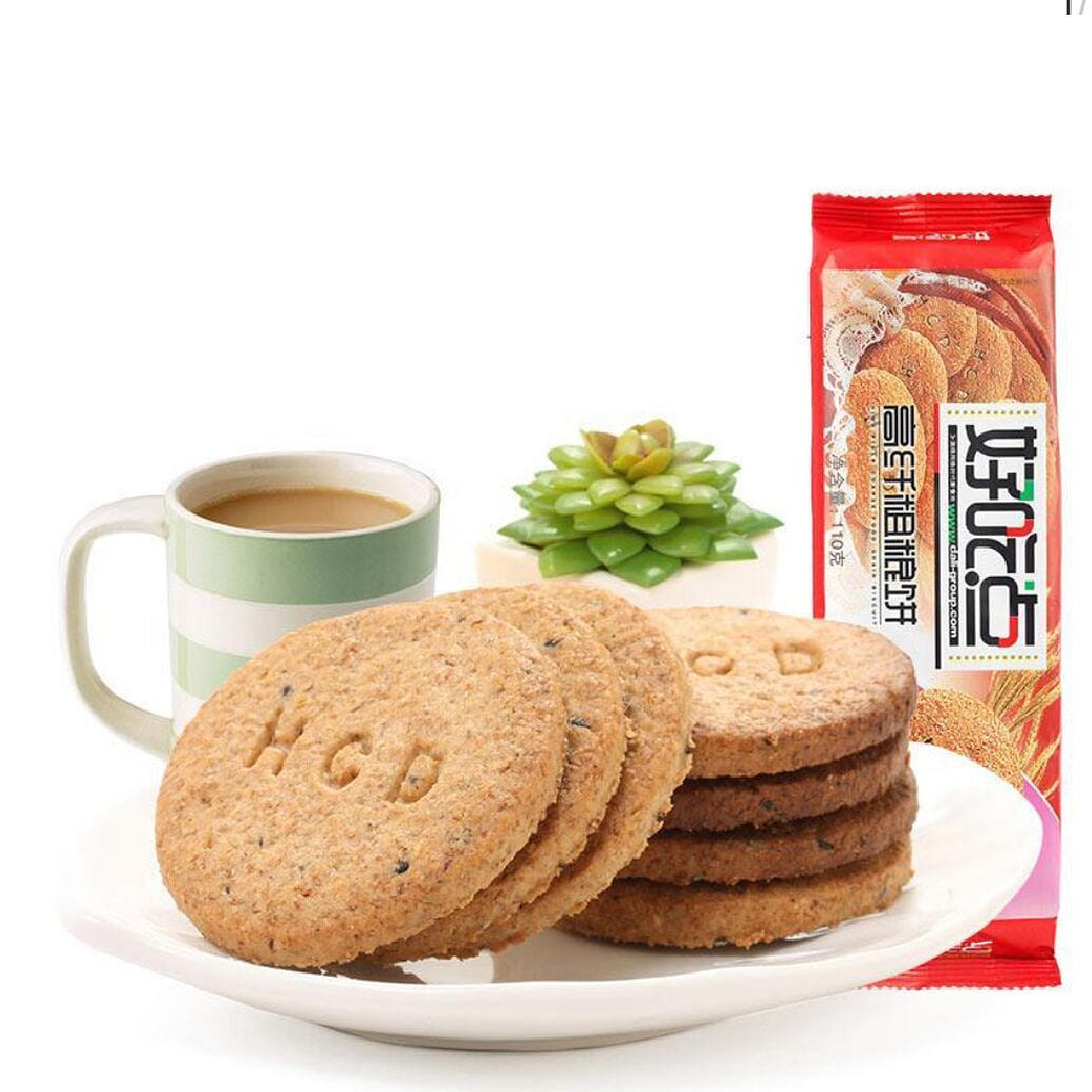 Haochidian High Fiber Whole Grain Cookie 110g 1 each