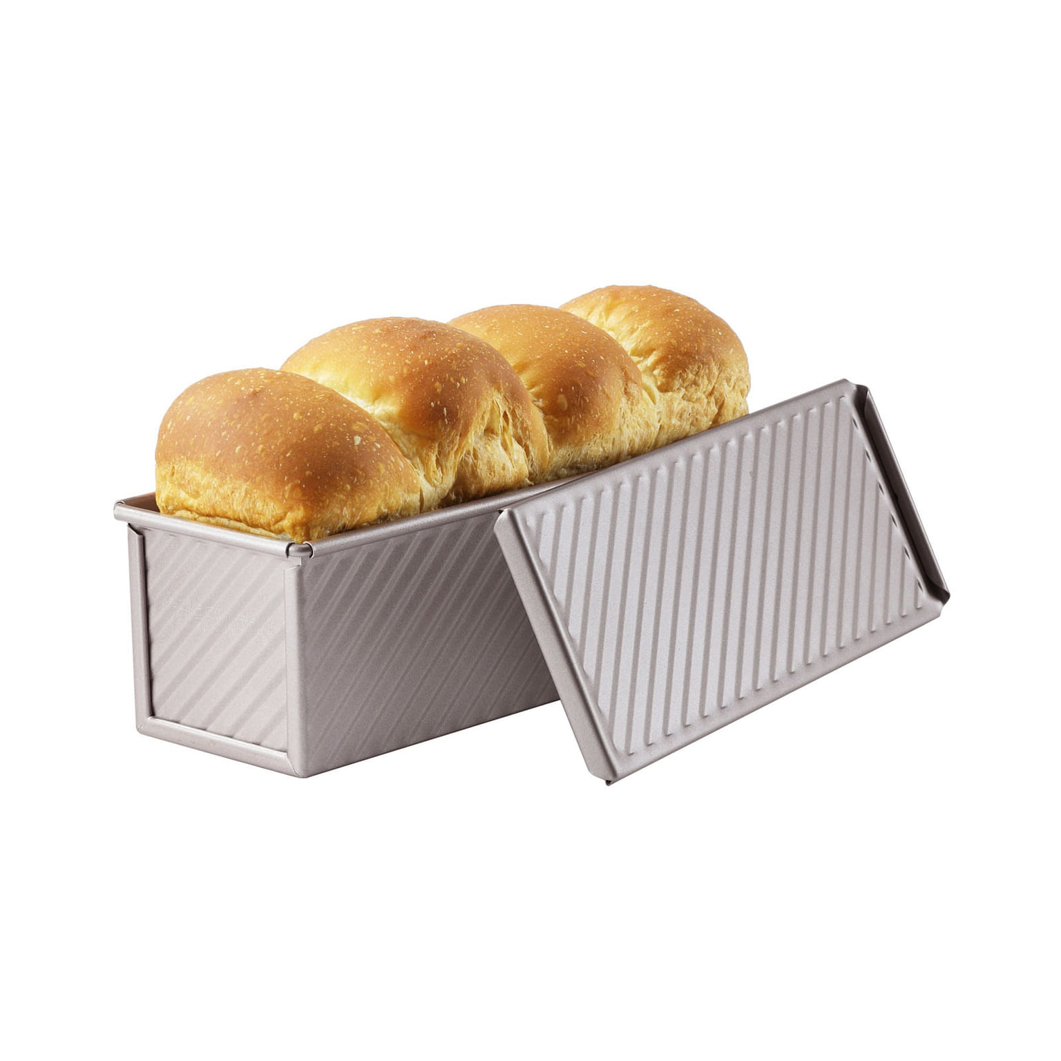 CHEFMADE Pullman Loaf Pan,  Corrugated Bakeware 1 개