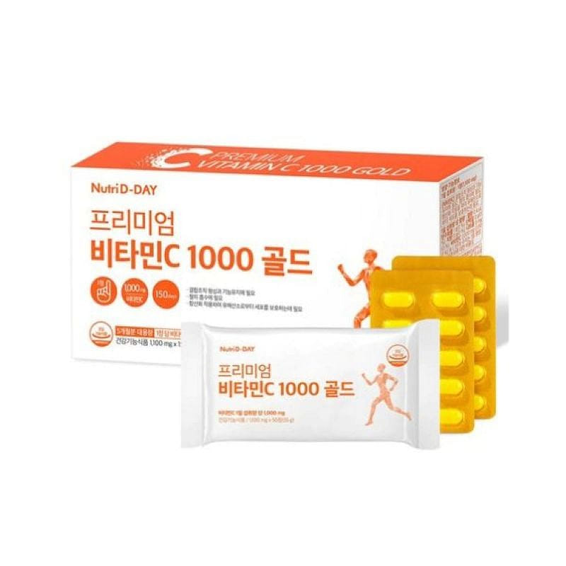 뉴트리디데이 프리미엄 비타민C 1000 골드 (1100mg x 150정) 150 개입