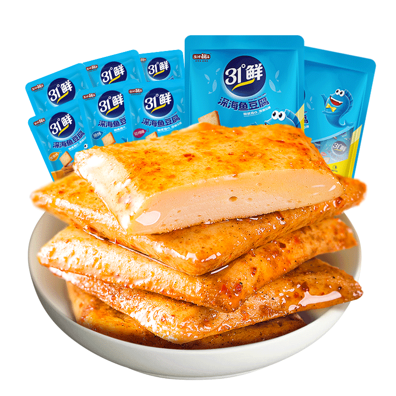 About 20 packages Yanjin shop fish Tofu original flavor 200 กรัม