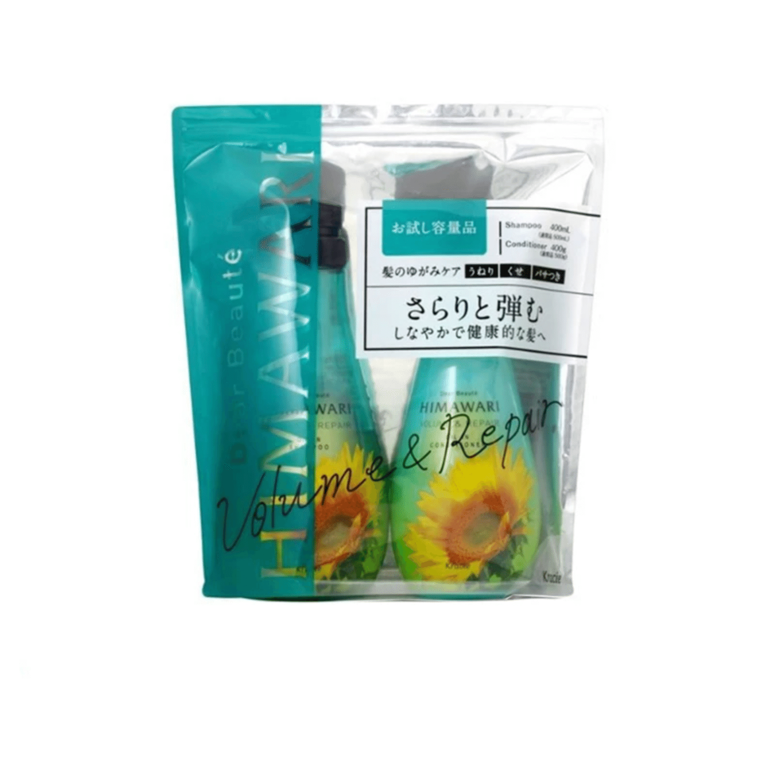 Kracie Himawari Set Volum & Repair New Shampoo & Conditioner 400g/400ml 1 個