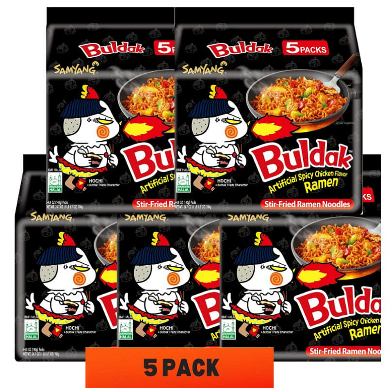 Samyang Buldak Hot Chicken Flavor Ramen700g*5pcs 700 กรัม