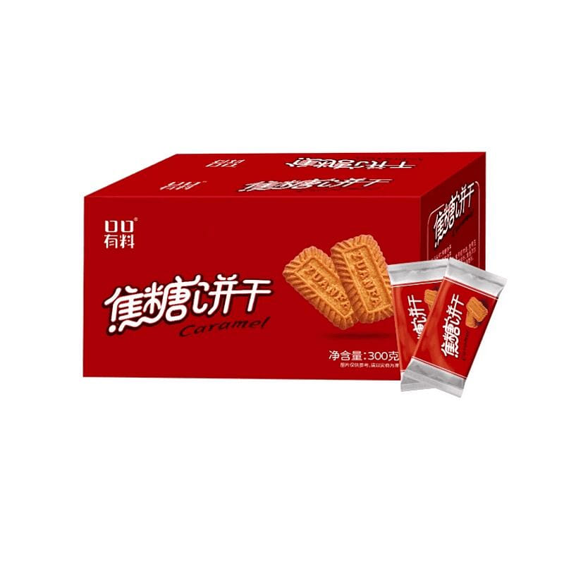其妙 벨기에카라멜쿠키20팩 300g*1 300 그램