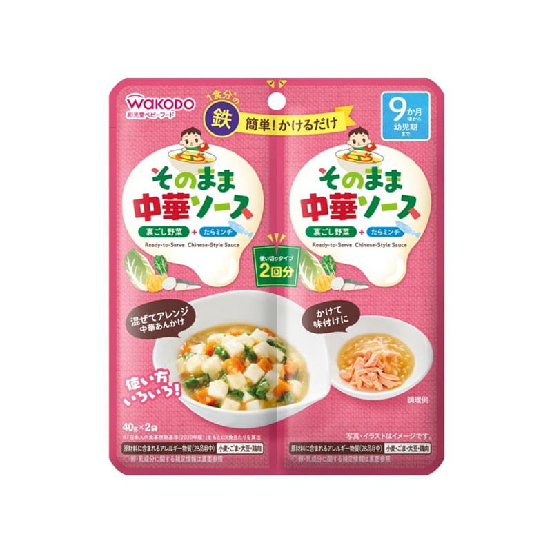 Wakodo Asahi Group Foods As-is Sauce Chinese 80g 1 ส่วน