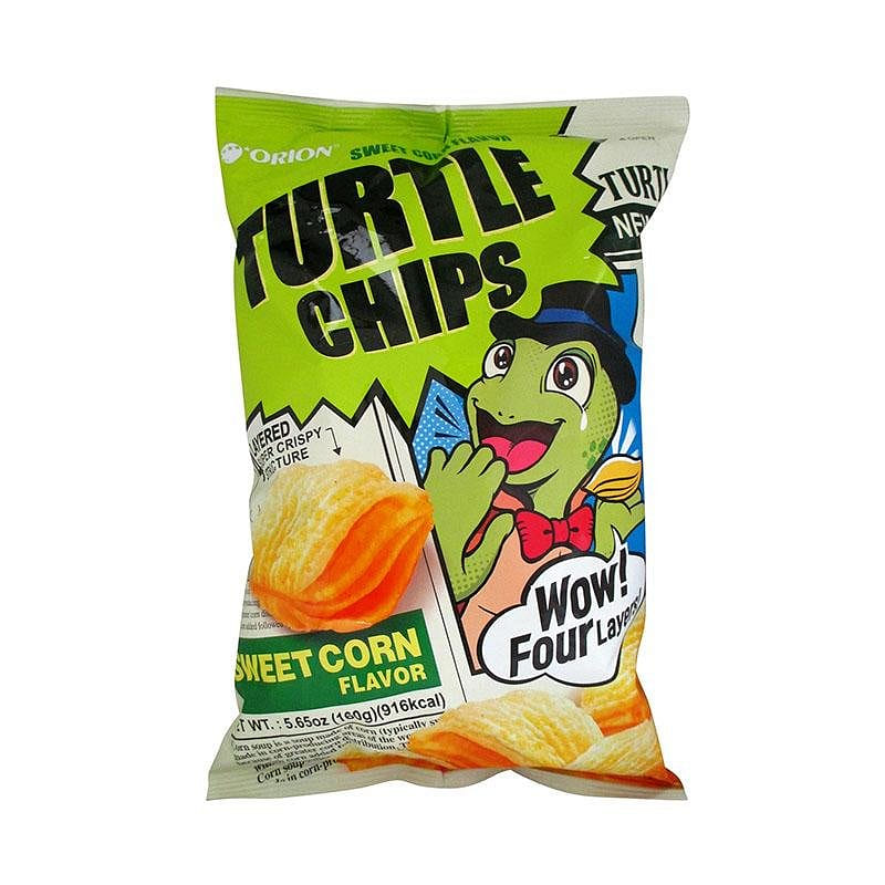 Orion Turtle Chips Sweet Corn Flavor - 160g 1 개