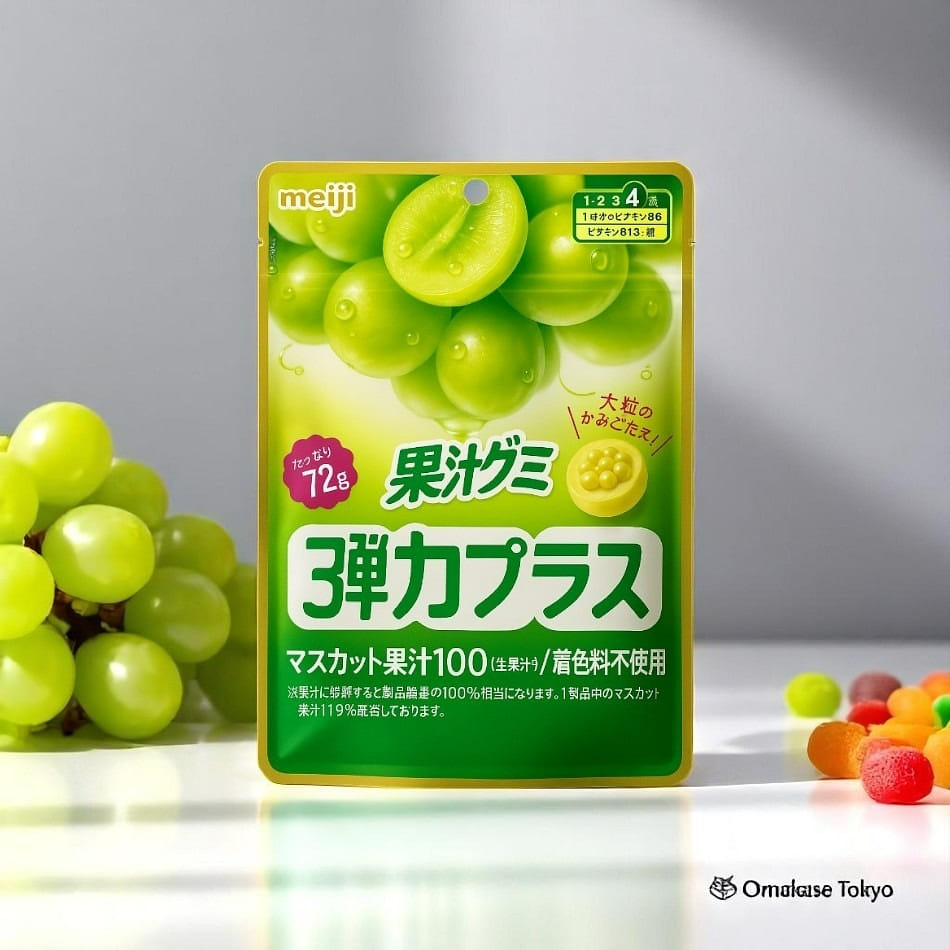 Meiji Fruit Gummies Highly Elastic 72 그램