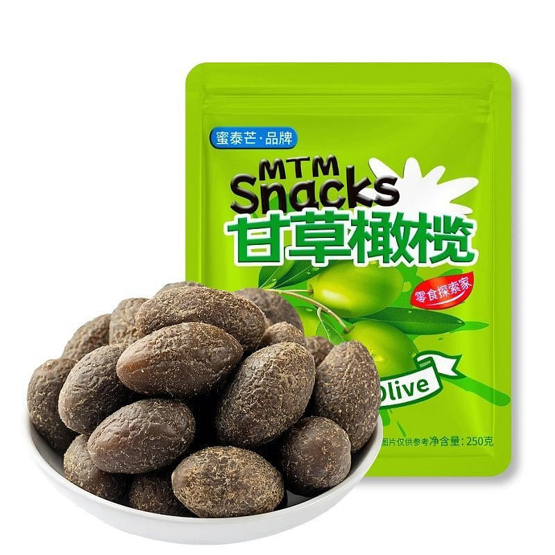蜜泰芒甘草橄榄闽南特产蜜饯果干果铺250g 250 克