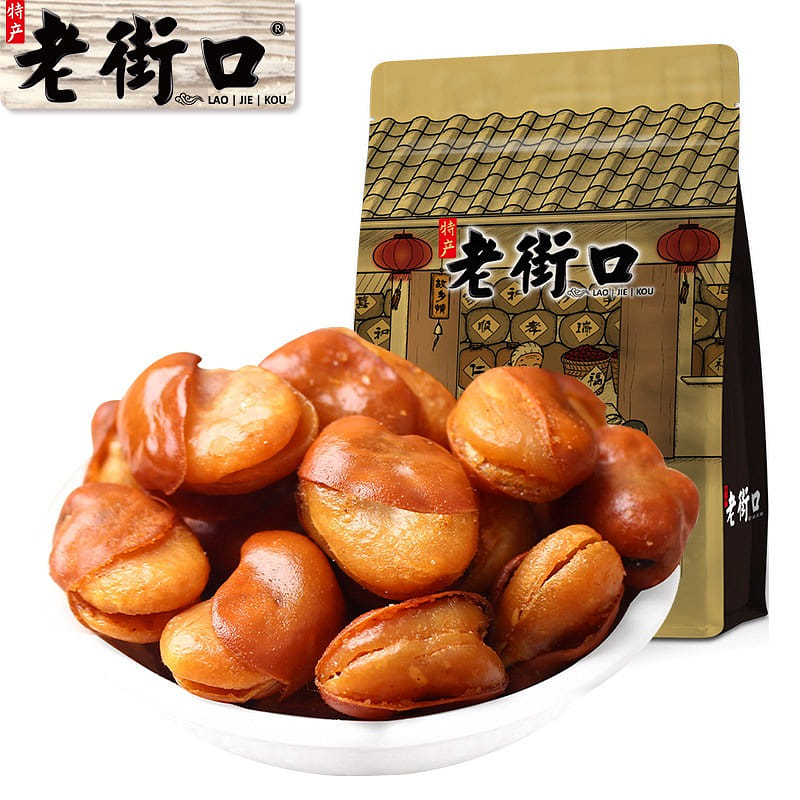 Laojiekou Beef-Flavored Orchid Beans (400g) 400 g
