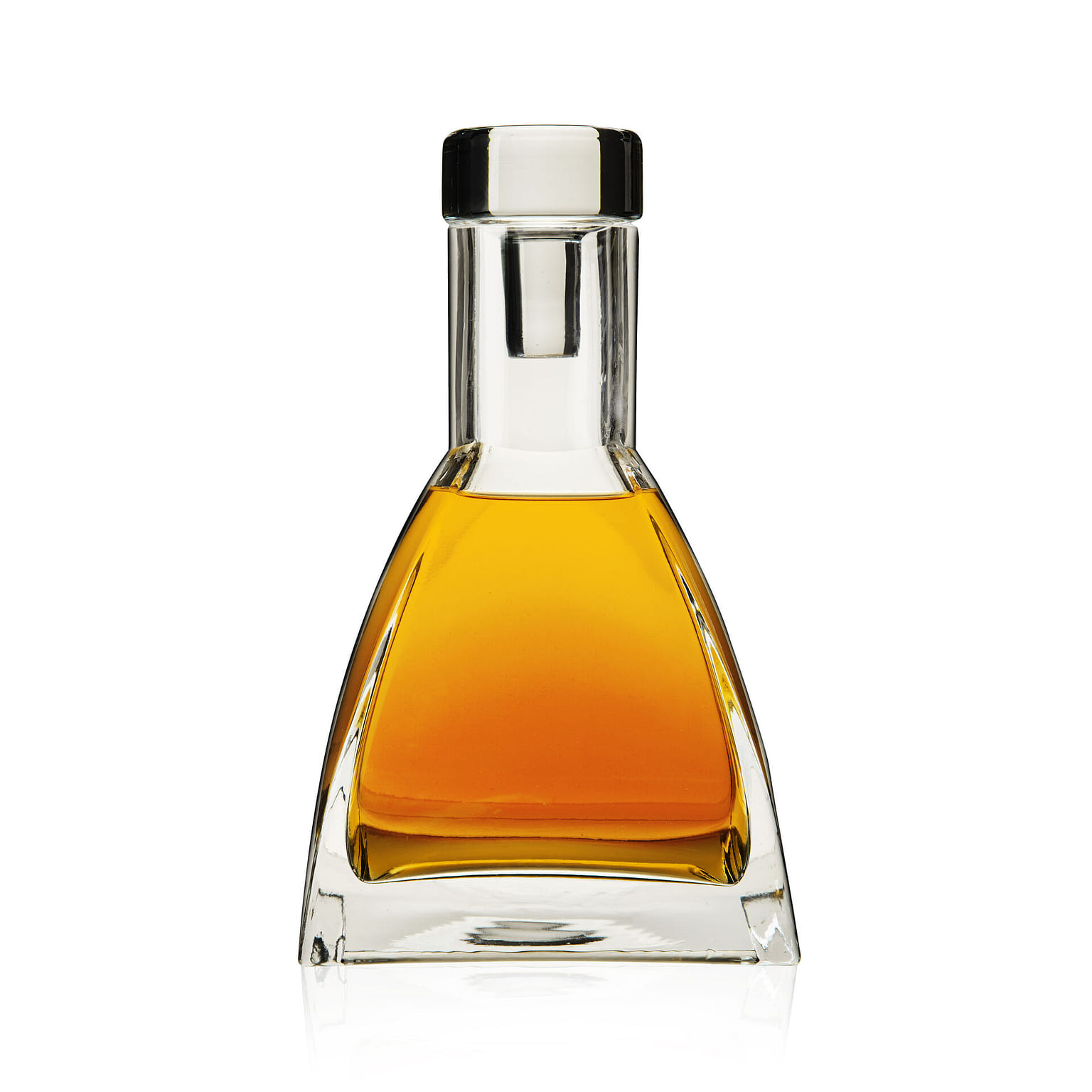 True Apex Decanter - Whiskey Liquor Decanter 26 Ounces, Hand Blown Barware with Crystal Stopper 26 盎司