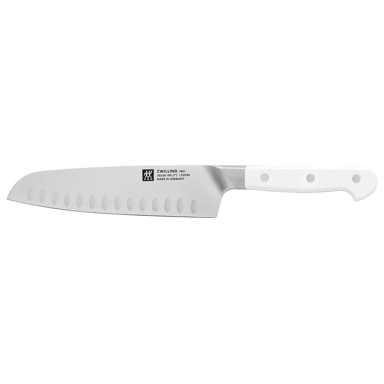 ZWILLING Pro Le Blanc 7-inch Hollow Edge Santoku Knife 1 ส่วน