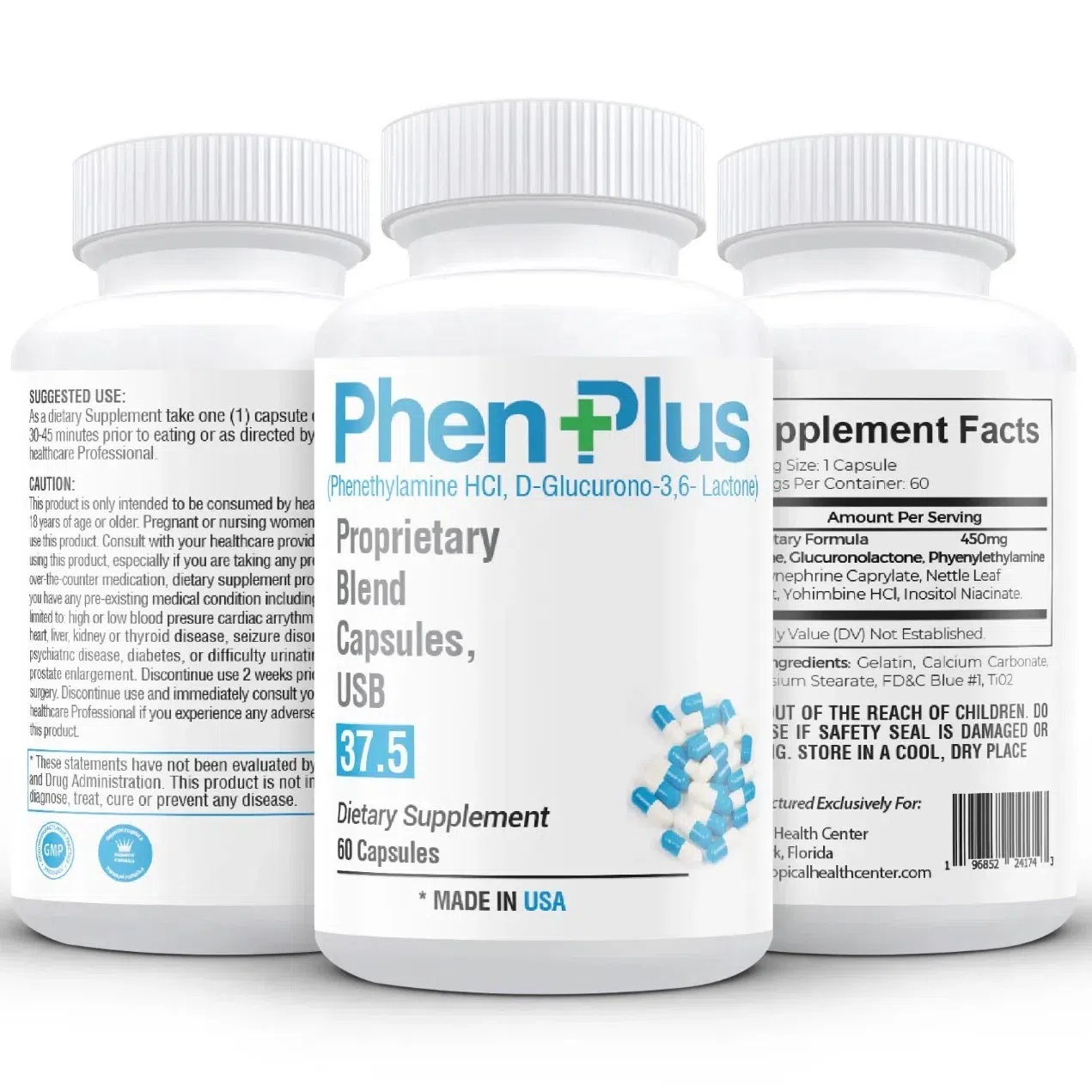 PhenPlus 37.5 Max strenght appetite suppressant di 1 pack