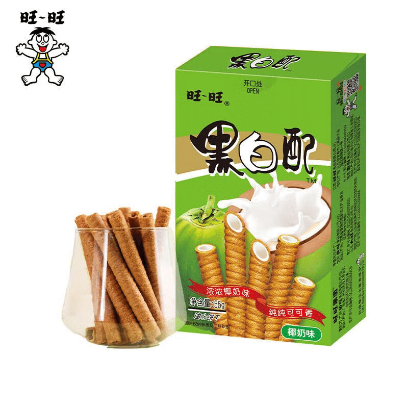 Black and white sandwich roll with vanilla flavor 112 g
