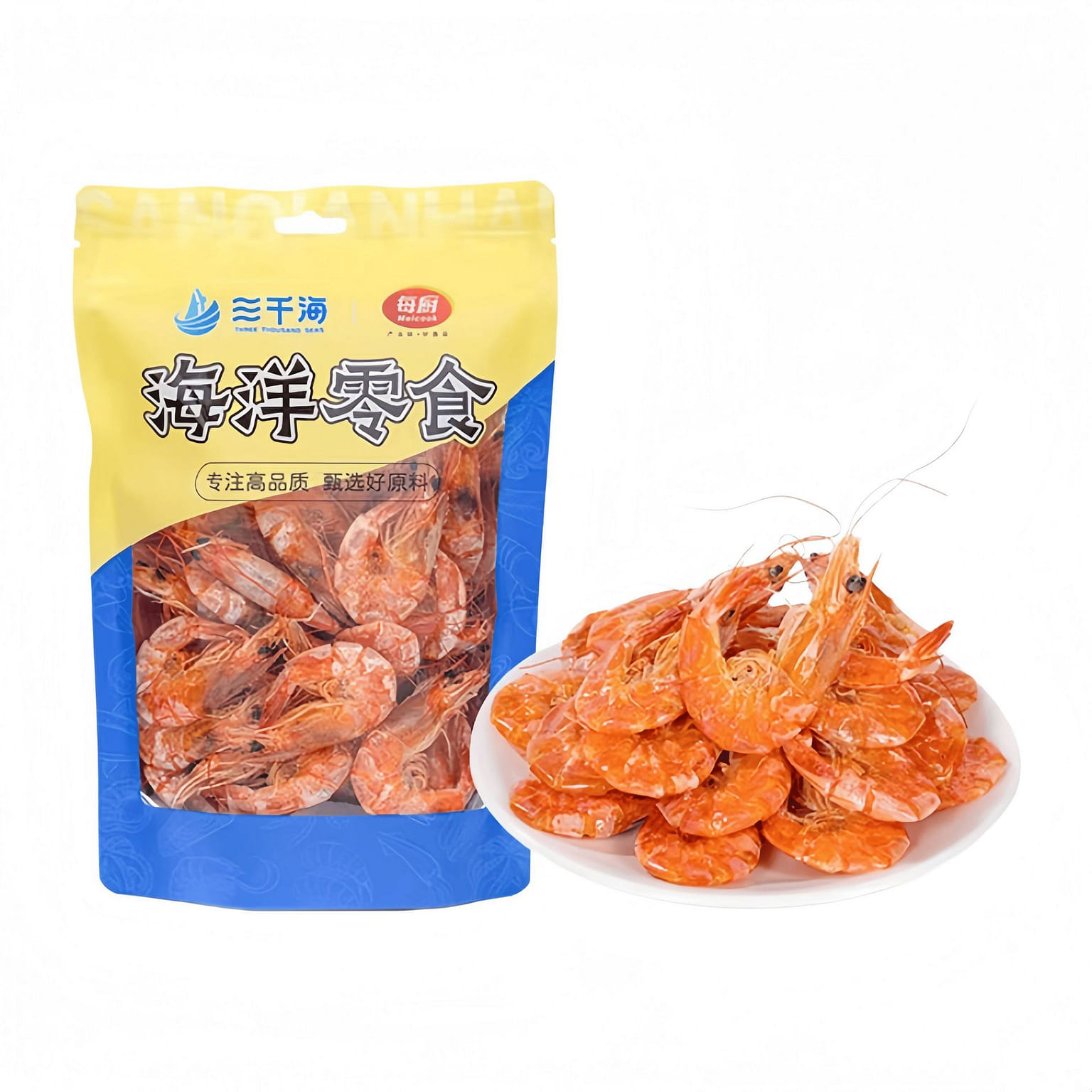120g*1 bag of roasted dried shrimp 120 g