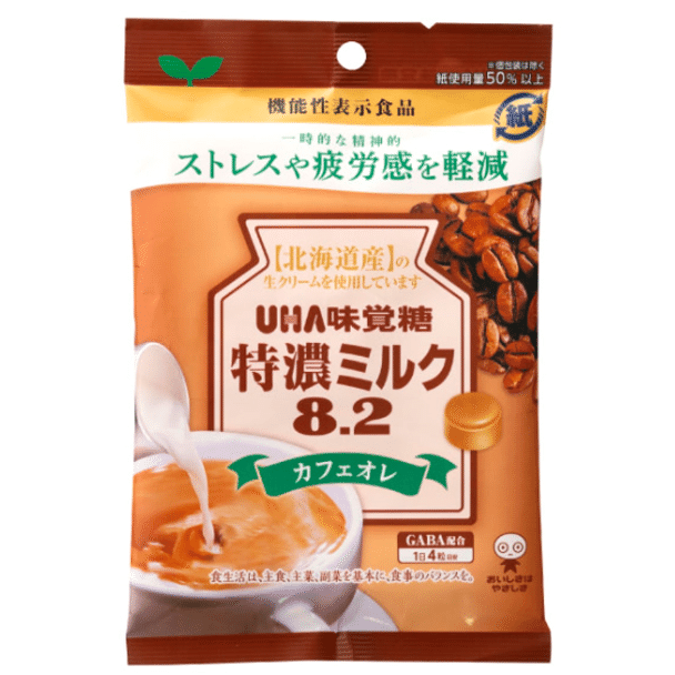 【日本直郵】UHA味覺糖 特濃牛奶8.2系列 咖啡奶糖 93g 1袋裝 93 克