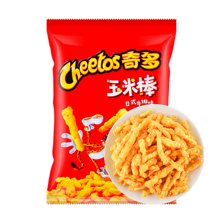 Cheetos Corn Sticks (Japanese Steak Flavor) 50 그램