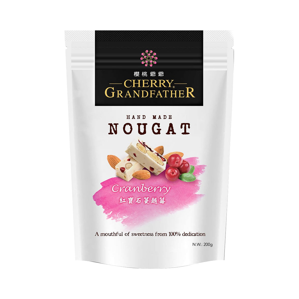 CHERRY GRANDFATHER Cranberry Nougat 200 그램